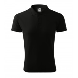 Vyriški Polo Marškinėliai PIQUE Black, 200 g/m²