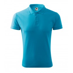 Vyriški Polo Marškinėliai PIQUE Blue atoll, 200 g/m²