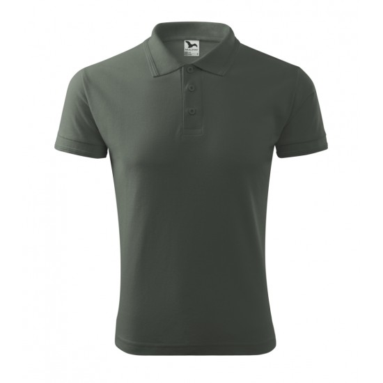 Vyriški Polo Marškinėliai PIQUE Castor gray, 200 g/m²