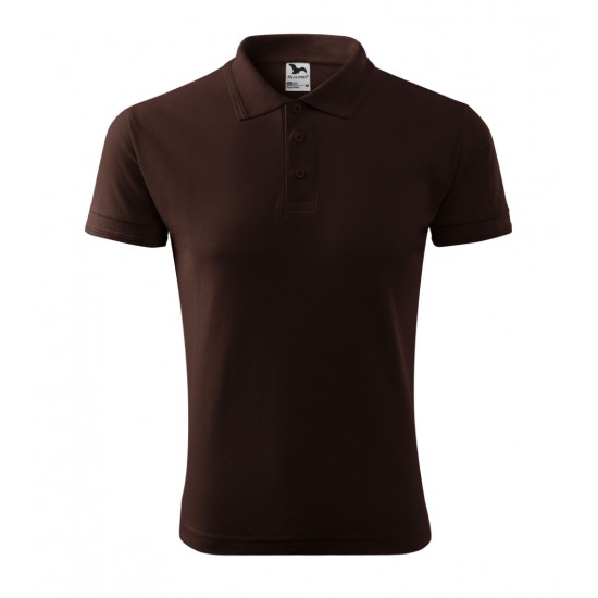 Vyriški Polo Marškinėliai PIQUE Coffee, 200 g/m²