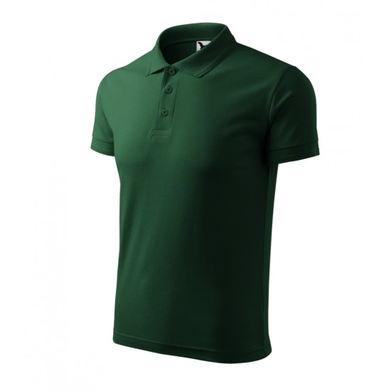 Vyriški Polo Marškinėliai PIQUE Dark green, 200 g/m²