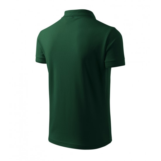 Vyriški Polo Marškinėliai PIQUE Dark green, 200 g/m²