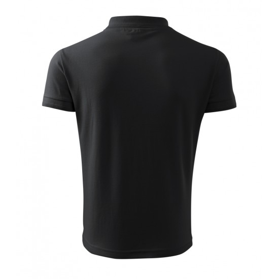 Vyriški Polo Marškinėliai PIQUE Ebony gray, 200 g/m²