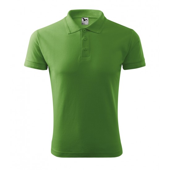 Vyriški Polo Marškinėliai PIQUE Grass green, 200 g/m²