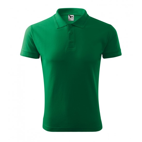 Vyriški Polo Marškinėliai PIQUE Kelly green, 200 g/m²
