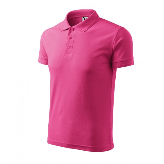 Vyriški Polo Marškinėliai PIQUE Magenta, 200 g/m²