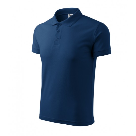 Vyriški Polo Marškinėliai PIQUE Midnight blue, 200 g/m²
