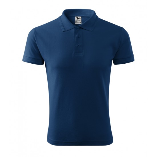 Vyriški Polo Marškinėliai PIQUE Midnight blue, 200 g/m²