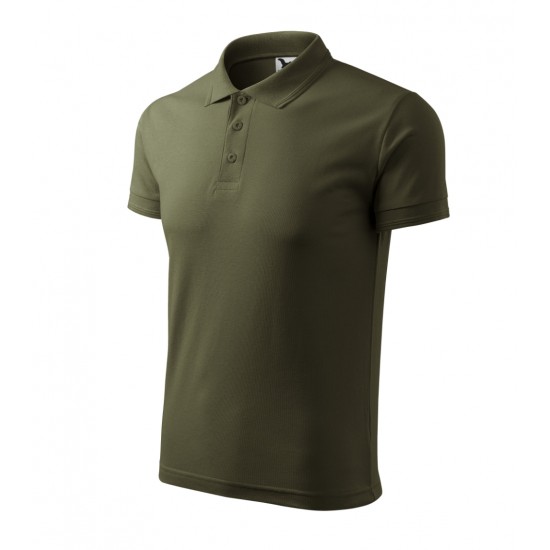 Vyriški Polo Marškinėliai PIQUE Military, 200 g/m²