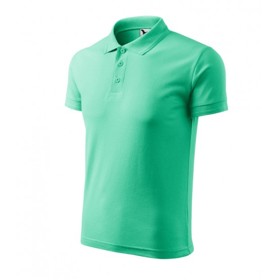 Vyriški Polo Marškinėliai PIQUE Mint, 200 g/m²