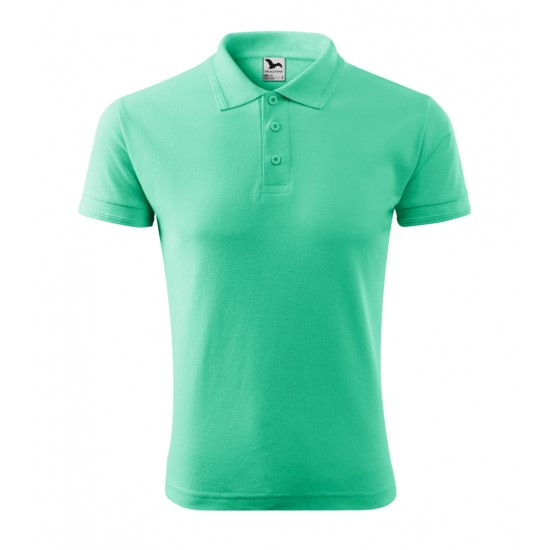 Vyriški Polo Marškinėliai PIQUE Mint, 200 g/m²