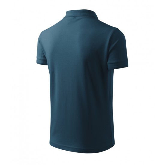 Vyriški Polo Marškinėliai PIQUE Navy Blue, 200 g/m²
