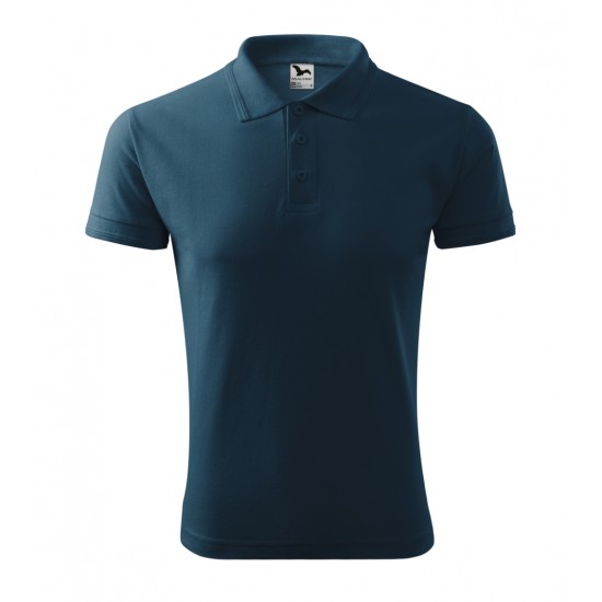 Vyriški Polo Marškinėliai PIQUE Navy Blue, 200 g/m²