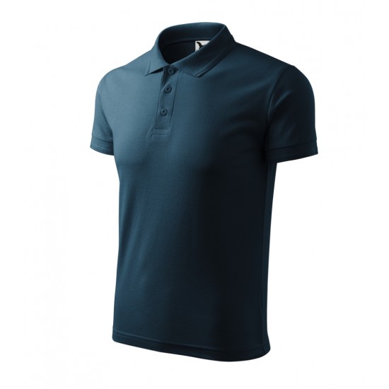 Vyriški Polo Marškinėliai PIQUE Navy Blue, 200 g/m²