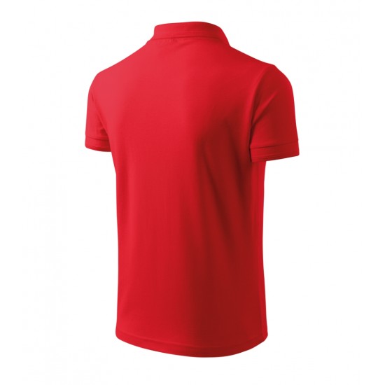 Vyriški Polo Marškinėliai PIQUE Red, 200 g/m²