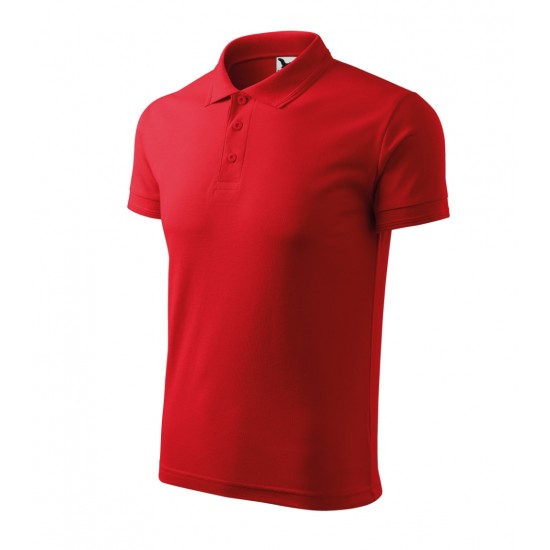 Vyriški Polo Marškinėliai PIQUE Red, 200 g/m²