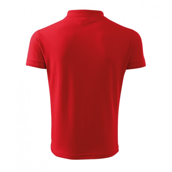 Vyriški Polo Marškinėliai PIQUE Red, 200 g/m²