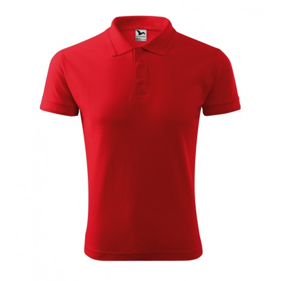 Vyriški Polo Marškinėliai PIQUE Red, 200 g/m²