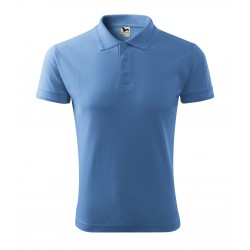 Vyriški Polo Marškinėliai PIQUE Sky blue, 200 g/m²
