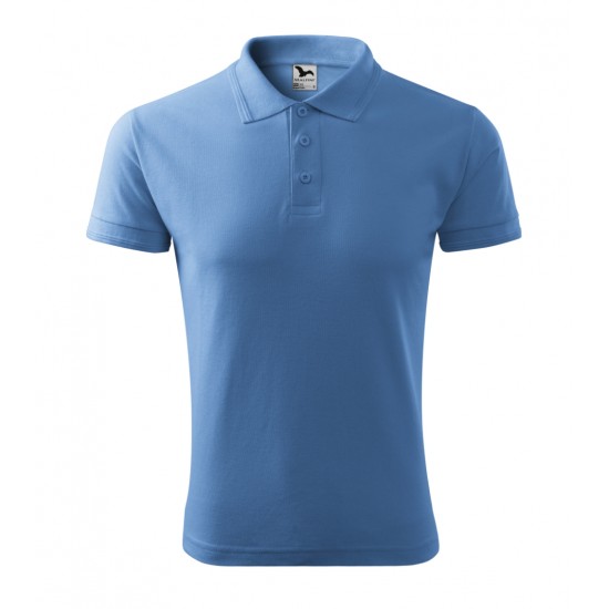 Vyriški Polo Marškinėliai PIQUE Sky blue, 200 g/m²