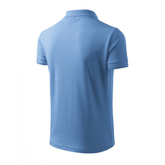 Vyriški Polo Marškinėliai PIQUE Sky blue, 200 g/m²
