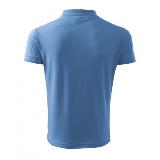 Vyriški Polo Marškinėliai PIQUE Sky blue, 200 g/m²