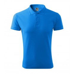Vyriški Polo Marškinėliai PIQUE Snorkel blue, 200 g/m²