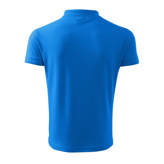 Vyriški Polo Marškinėliai PIQUE Snorkel blue, 200 g/m²