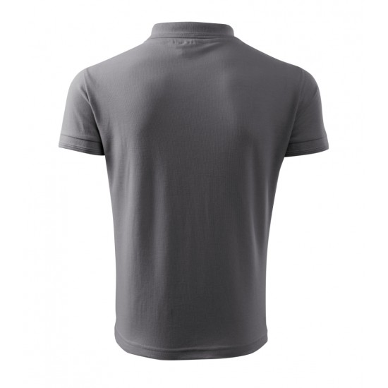 Vyriški Polo Marškinėliai PIQUE Steel gray, 200 g/m²