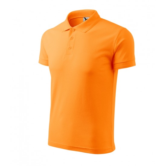 Vyriški Polo Marškinėliai PIQUE Tangerine orange, 200 g/m²