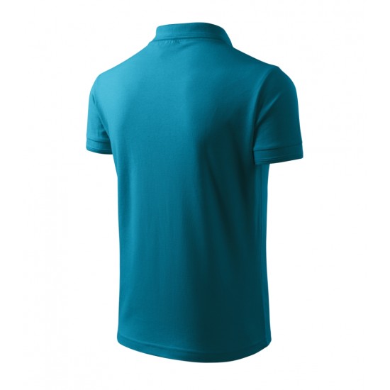 Vyriški Polo Marškinėliai PIQUE Turquoise, 200 g/m²