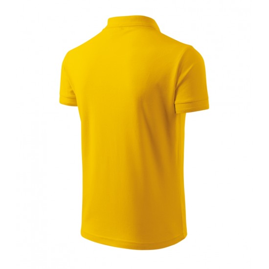 Vyriški Polo Marškinėliai PIQUE Yellow, 200 g/m²
