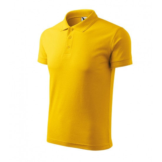 Vyriški Polo Marškinėliai PIQUE Yellow, 200 g/m²