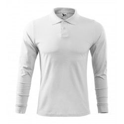 Vyriški polo marškinėliai Single J. LS 211 balti