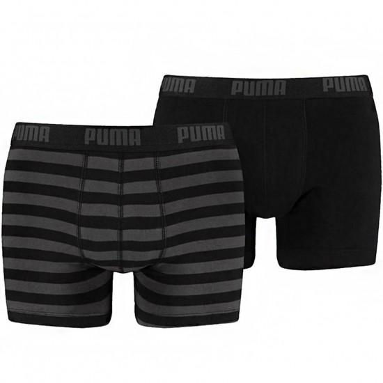 Vyrų Bokseriai Puma Stripe Juodas 907433 03/591015001 200