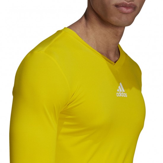 Vyrų Marškinėliai Adidas Team Base Geltoni GN7506