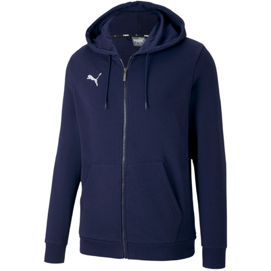 Vyrų Puma komandaGOAL 23 Casuals Džemperis Su Gobtuvu Tamsiai Mėlyna 656708 06