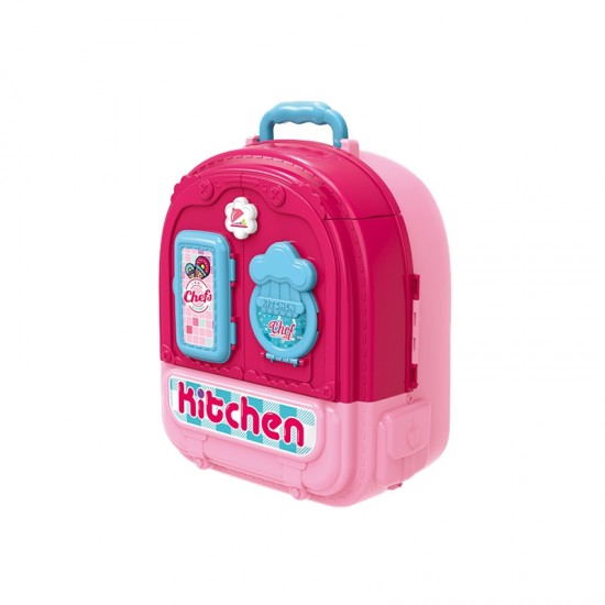 WOOPIE Dollhouse 3in1 nešiojama virtuvė kuprinėje WOOPIE Dollhouse 3in1 nešiojama virtuvė kuprinėje