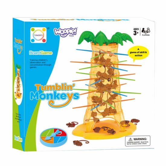 WOOPIE Falling Monkeys Arkadinis žaidimas 3+