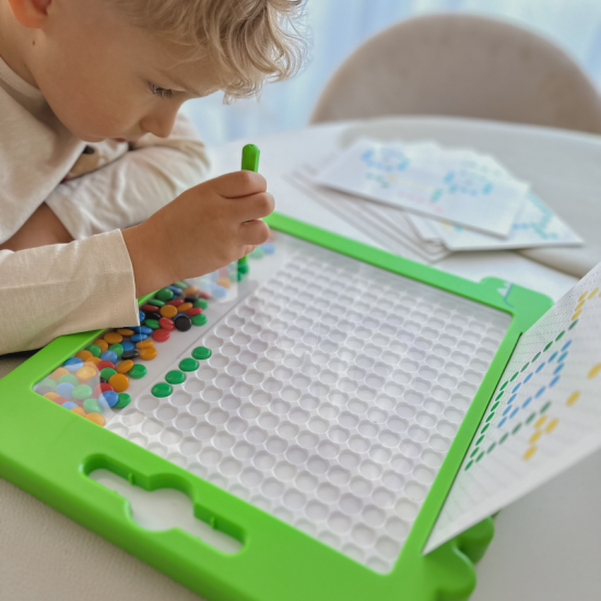 WOOPIE magnetinė lenta vaikams Montessori MagPad dinozauras