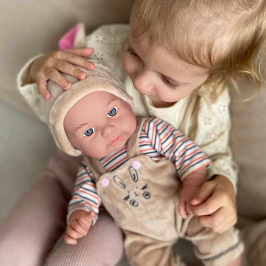 WOOPIE ROYAL Lėlė Doll in Bunny Clothes 46 cm