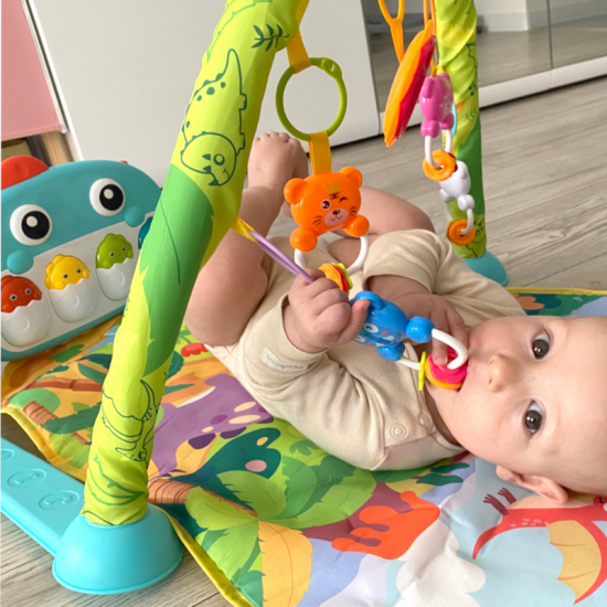 Žaidimų kilimėlis su Dino arka WOOPIE BABY