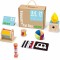 Žaislų dėžutė XXL Montessori edukacinė 6in1 sensorinė dėžutė 0-6 mėnesių TOOKY TOY