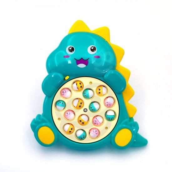 Žaliųjų dinozaurų žvejybos arkadinių žaidimų rinkinys WOOPIE