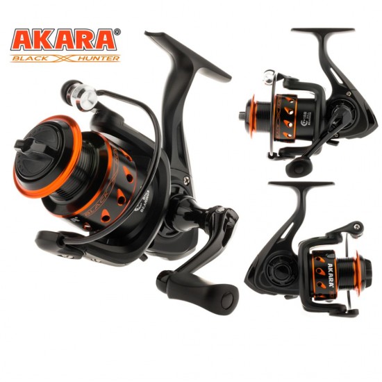 Žvejybinė Ritė AKARA Black Hunter BHF 2000, guoliai 9+1,Perdavimo santykis 5,1:1