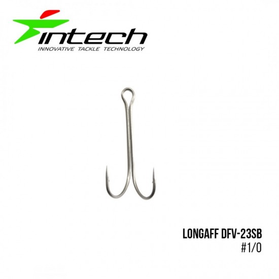 Žvejybiniai Kabliukai, Dvišakiai INTECH Longaff DFV-23SB Nr.1/0