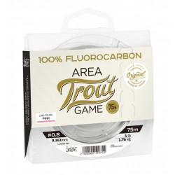 Žvejybinis valas Lucky John Fluorocarbon Area Trout Game 0.75m 0.16mm