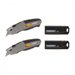 2 trapeciniai peiliai + 50 ašmenų komplektas ToughBuilt®