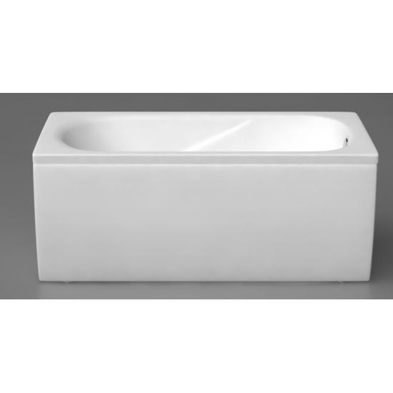Akmens masės vonios Vispool Classica 1500x750mm priekinė uždanga,balta