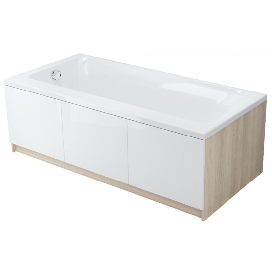 Akrilo vonia Cersanit Smart, 170x80 cm dešininė